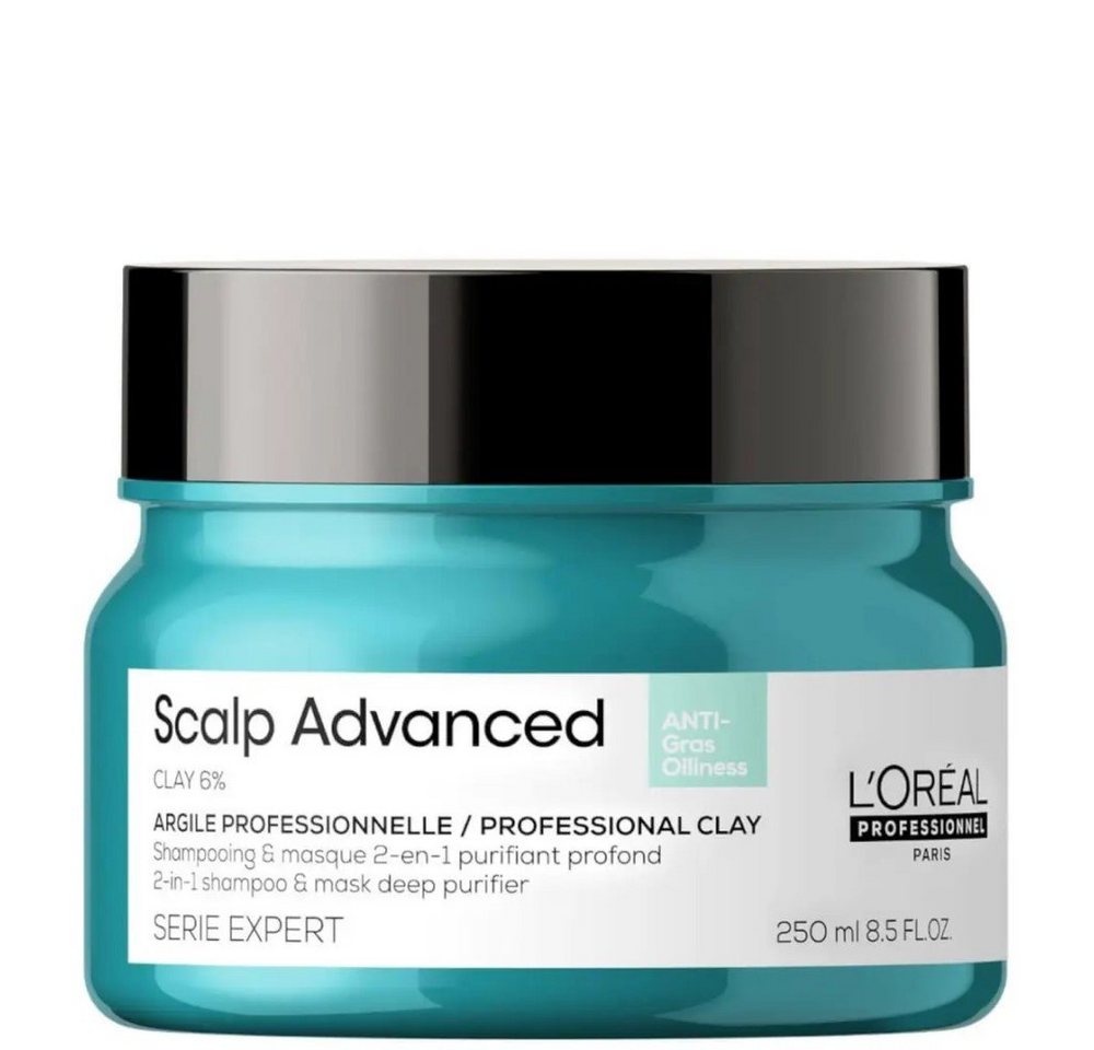 L'ORÉAL PROFESSIONNEL PARIS Haarmaske L'Oréal Professionnel Paris Série Expert Scalp Advanced Anti-Oiliness 2in1 Deep Purifier Clay 250 ml L'ORÉAL PROFESSIONNEL PARIS Haarmaske L'Oréal Professionnel Paris Série Expert Scalp Advanced Anti-Oiliness 2in1 Deep Purifier Clay 250 ml von L'ORÉAL PROFESSIONNEL PARIS