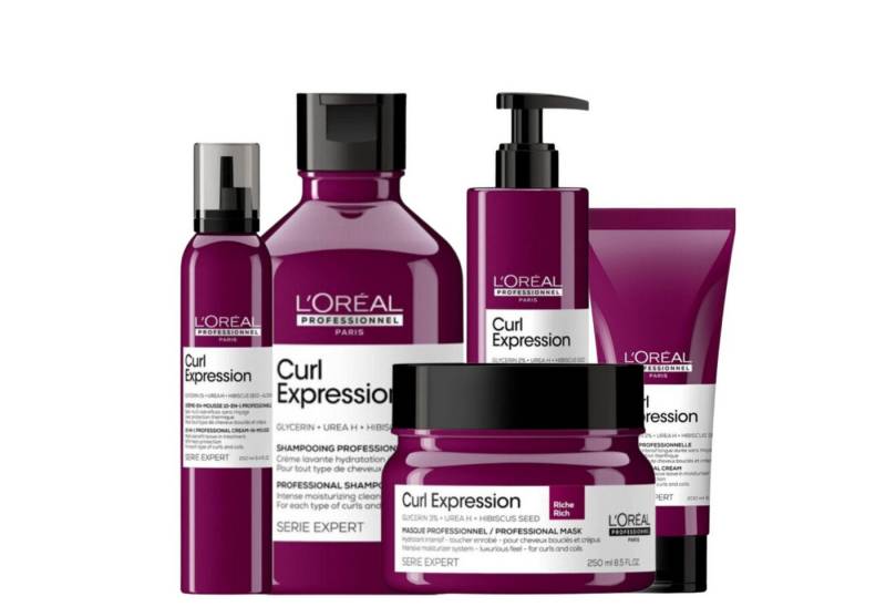 L'ORÉAL PROFESSIONNEL PARIS Haarpflege-Set L'Oréal Professionnel Curl Expression 5-tlg. Set, 5-tlg. von L'ORÉAL PROFESSIONNEL PARIS