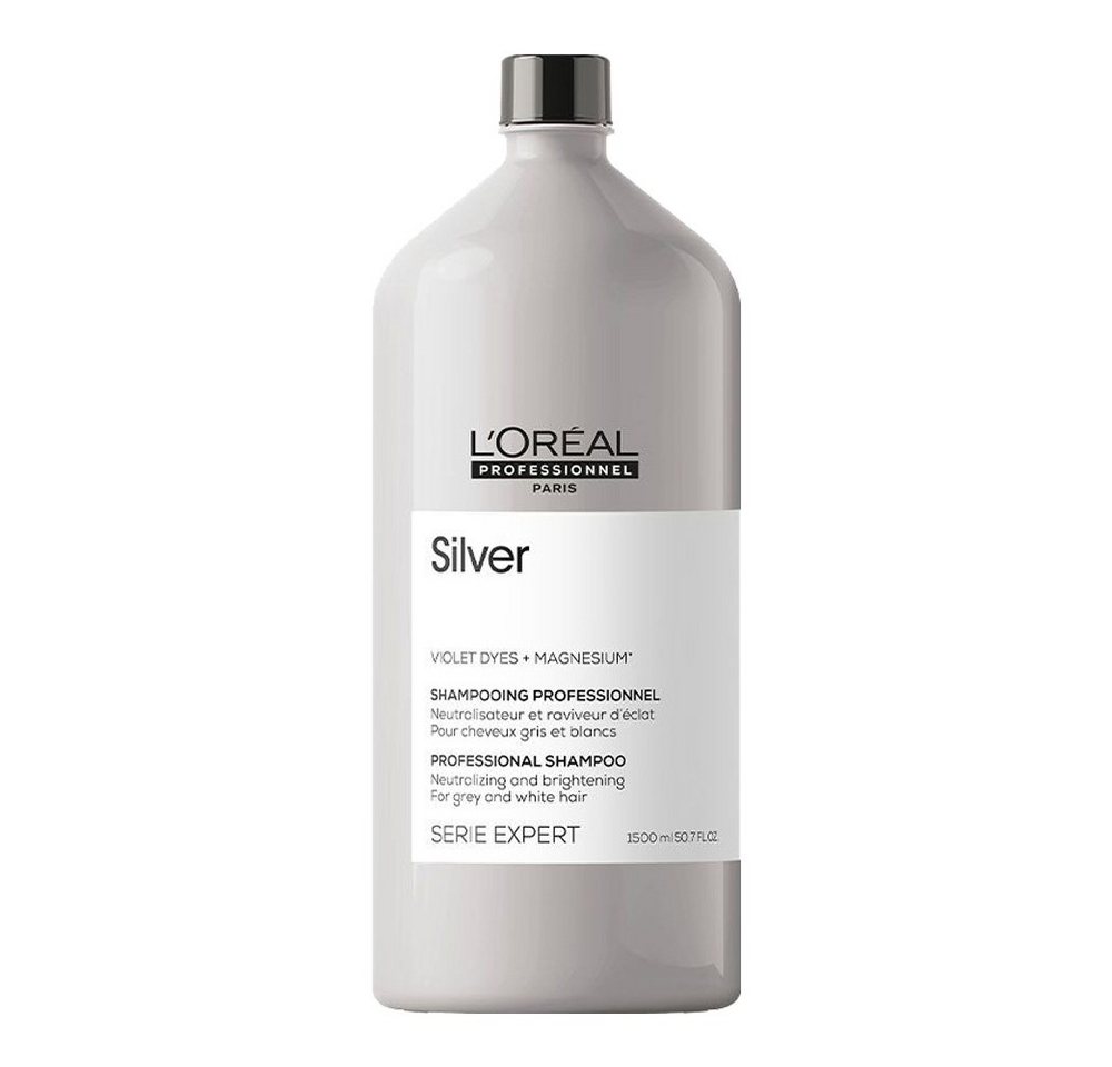 L'ORÉAL PROFESSIONNEL PARIS Haarshampoo L'Oreal Serie Expert Silver Shampoo 1500ml L'ORÉAL PROFESSIONNEL PARIS Haarshampoo L'Oreal Serie Expert Silver Shampoo 1500ml von L'ORÉAL PROFESSIONNEL PARIS