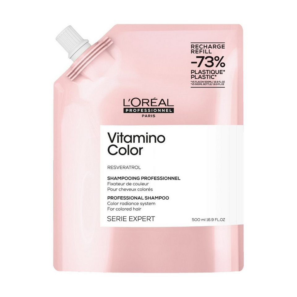 L'ORÉAL PROFESSIONNEL PARIS Haarshampoo L'Oréal Vitamino Color Shampoo Refill 500ml L'ORÉAL PROFESSIONNEL PARIS Haarshampoo L'Oréal Vitamino Color Shampoo Refill 500ml von L'ORÉAL PROFESSIONNEL PARIS