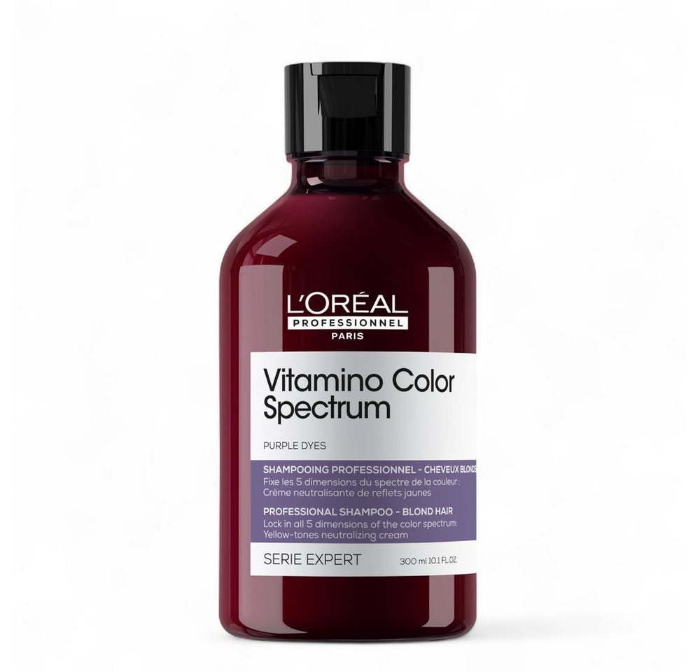 L'ORÉAL PROFESSIONNEL PARIS Haarshampoo Loreal Vitamino Color Spectrum Purple Dyes Neutralizing Shampoo 300 ml von L'ORÉAL PROFESSIONNEL PARIS