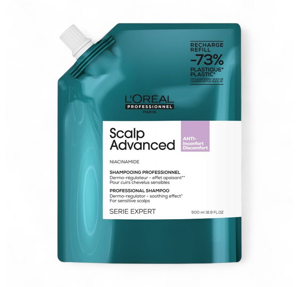 L'ORÉAL PROFESSIONNEL PARIS Haarshampoo Serie Expert Anti-Discomfort Dermo-Regulator Shampoo Refill 500 ml von L'ORÉAL PROFESSIONNEL PARIS