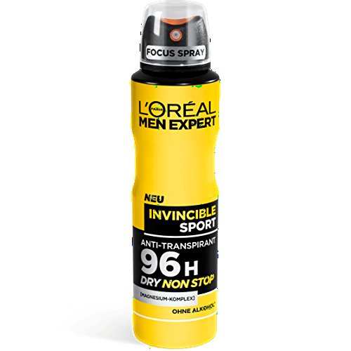 6er Pack - L'Oreal Men Expert Deodorant Spray - Invincible Sport - 150ml von L'ORÉAL