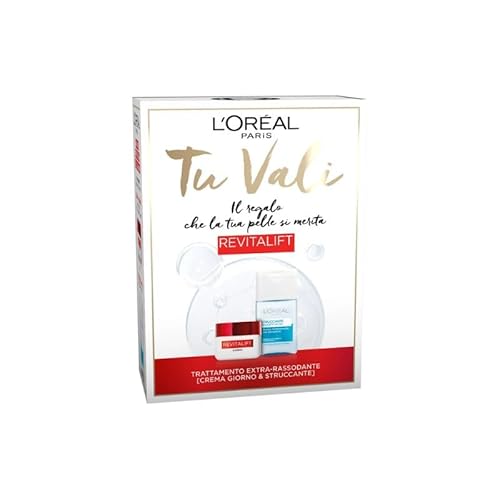 Box mit Revitalift Anti-Falten Tagescreme + extra straffend 50 ml und sanftem Augen-Make-up-Entferner 125 ml Box mit Revitalift Anti-Falten Tagescreme + extra straffend 50 ml und sanftem Augen-Make-up-Entferner 125 ml von L'ORÉAL