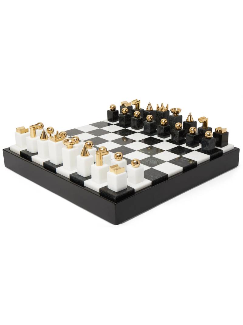 L'Objet - Gold-Plated and Stone Chess Set - Men - Black von L'Objet