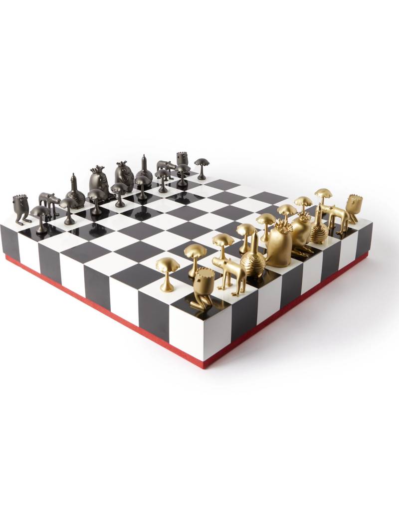 L'Objet - Haas Brothers Stone Chess Set - Men - White von L'Objet