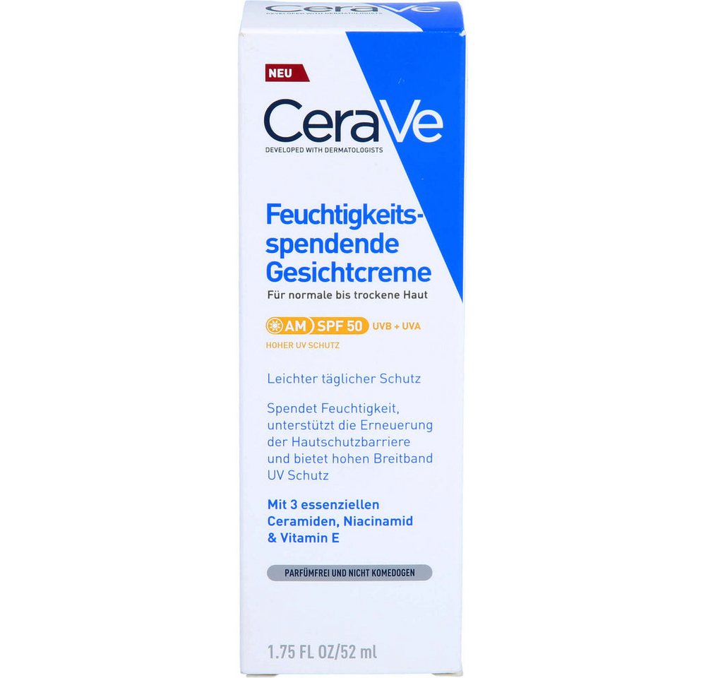 L'Oreal Deutschland GmbH Feuchtigkeitscreme CeraVe Feuchtigkeitsspendende Gesichtscreme mit LSF 50 Spar-Set, 1-tlg., Für normale bis trockene Haut L'Oreal Deutschland GmbH Feuchtigkeitscreme CeraVe Feuchtigkeitsspendende Gesichtscreme mit LSF 50 Spar-Set, 1-tlg., Für normale bis trockene Haut von L'Oreal Deutschland GmbH
