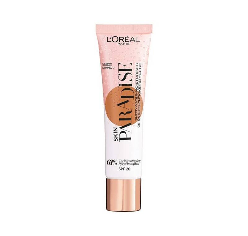 L'Oreal Deutschland Foundation L'ORÉAL PARiS Getöntes Feuchtigkeitsfluid Haut Paradise Deep 01, 30 ml von L'Oreal Deutschland