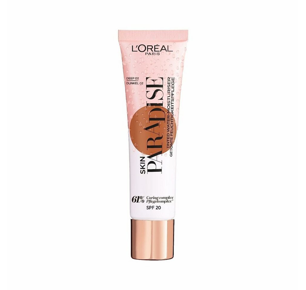 L'Oreal Deutschland Foundation L'ORÉAL PARiS Getöntes Feuchtigkeitsfluid Haut Paradise Deep 02, 30 ml von L'Oreal Deutschland