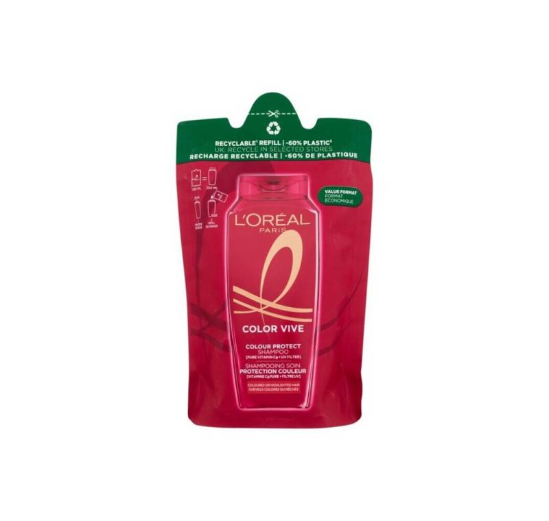 L'Oreal Deutschland Haarpflege-Set L?Or?al Paris Shampoo Color Glanz Nachfüllpack, 250 ml von L'Oreal Deutschland