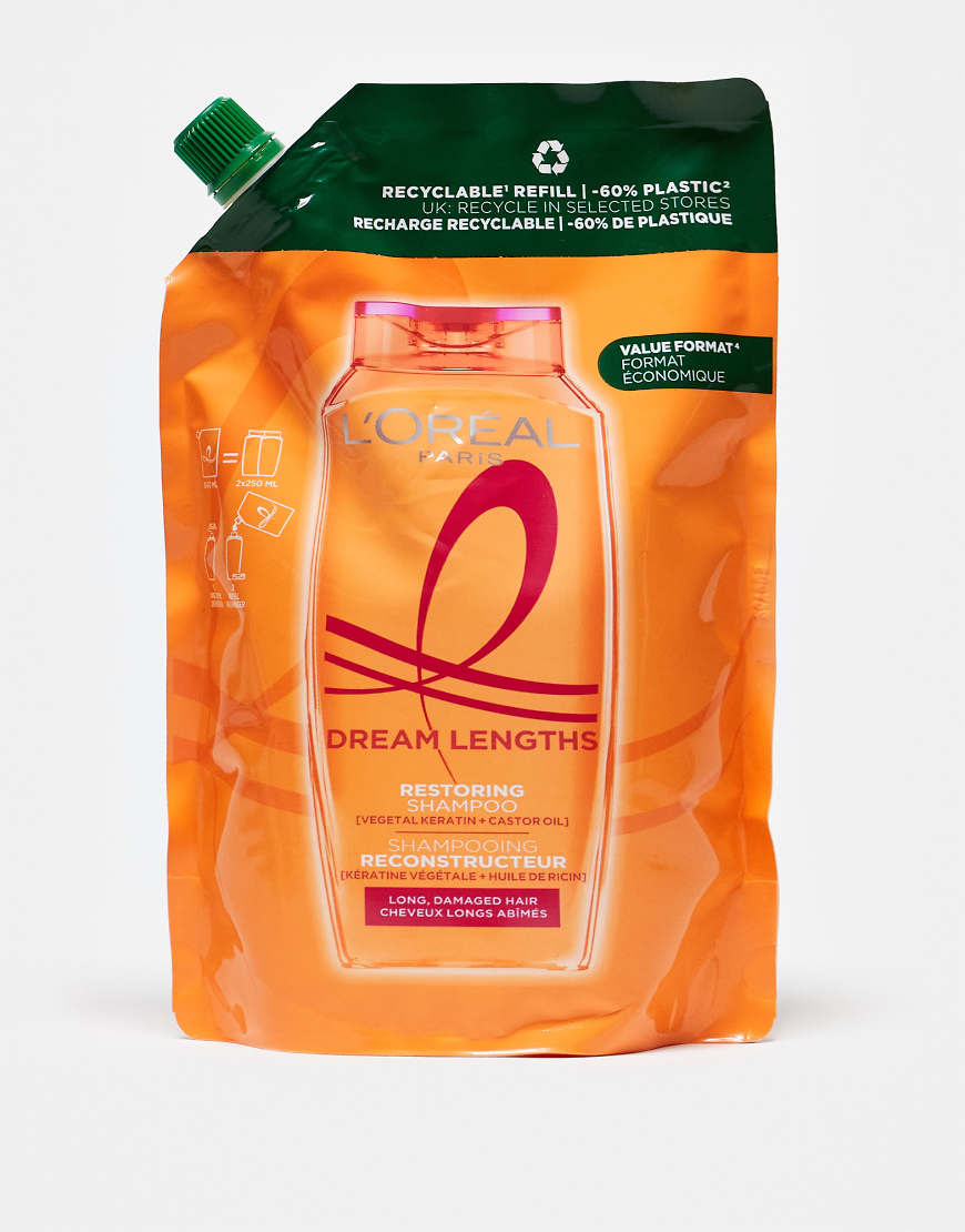 L'Oreal Paris - Elvive Dream Lengths - Regenerierendes Shampoo, Nachfüllpackung: 500 ml-Keine Farbe L'Oreal Paris - Elvive Dream Lengths - Regenerierendes Shampoo, Nachfüllpackung: 500 ml-Keine Farbe von L'Oreal Elvive