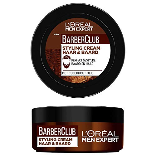 L'Oreal Men Expert Barber Club Bart und Haar Styling Pomade (1 x 75 ml) von L'Oréal Paris