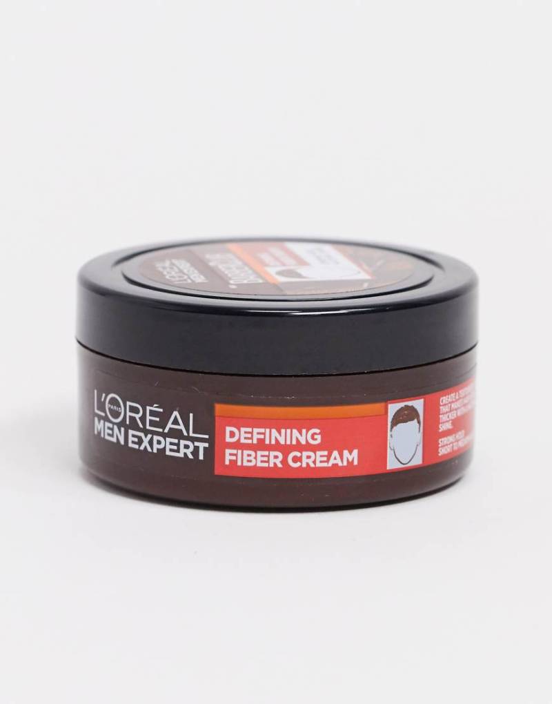 L'Oreal Men Expert - Barber Club Defining Hair Fiber Cream - Stylingcreme, 75 ml-Keine Farbe von L'Oreal Men Expert