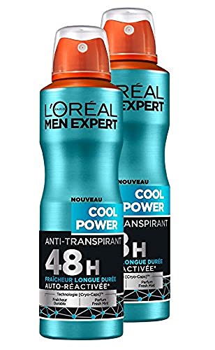 L'Oréal Men Expert Cool Power Deodorant Spray Herren, 2 Stück von L'Oréal Men Expert