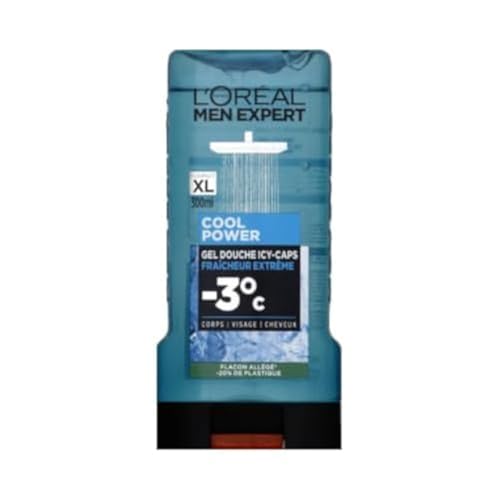 L'Oréal Men Expert Cool Power Fraicheur Extreme Duschgel für Herren, 300 ml, 1 Stück von L'Oréal Men Expert