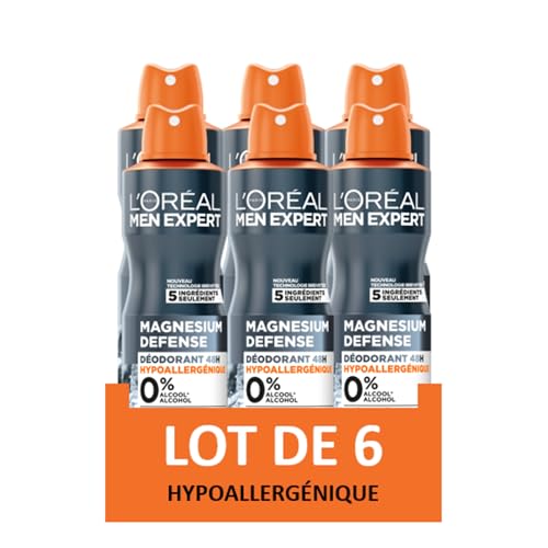 L'Oréal Paris Men Expert Magnesium Defense Deodorant Spray 48 Stunden hypoallergen von L'Oreal Paris