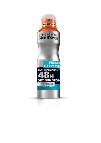 L'Oréal Men Expert L'Oréal Paris Men Expert Deodorant Spray Fresh Extreme, 2er Pack (2 x 150 ml) von L'Oréal Men Expert