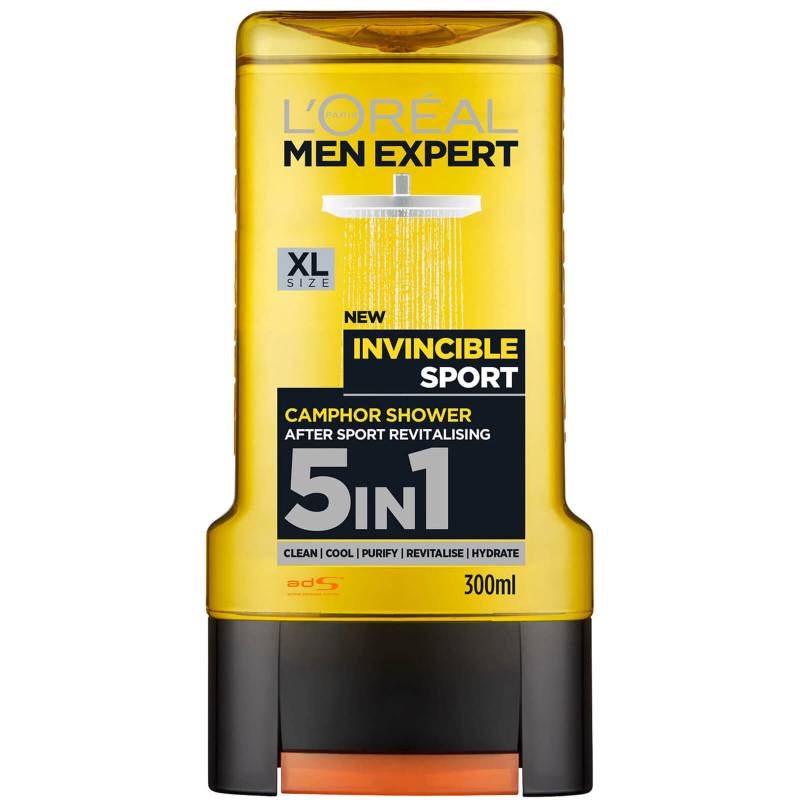L'Oréal Men Expert Invincible Sport 5-in-1 Duschgel 300 ml von L'Oréal Paris Men Expert