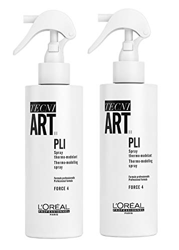 2er Pli Thermo Volumen Spray Tecni Art Loreal Professionnel 190 ml, Unparfümiert von L'ORÉAL