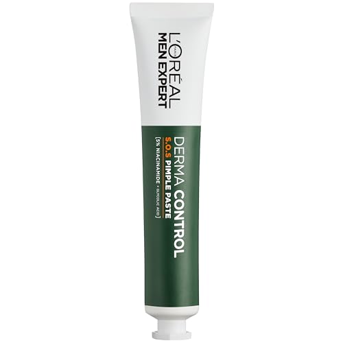 L'ORÉAL Paris Men Expert Derma Control S.O.S Pimple Paste Anti-Impact-Lösung mit Niacinamid und Glycolsäure von L'Oréal Paris