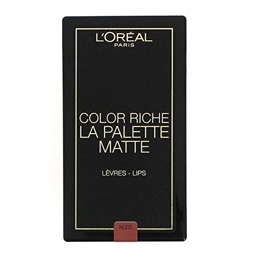 L'Oreal Color Riche La Palette Matte 6 Colour Lip Kit-Nude von L'Oreal Paris