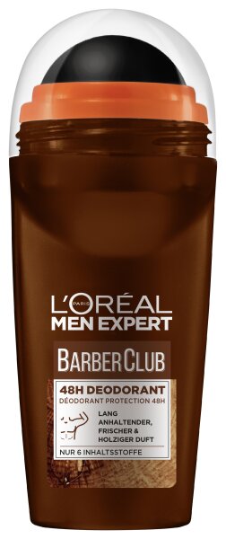 L'Oréal Men Expert Barber Club 48H Deodorant Roll-On Deo Roll-On 50ml L'Oréal Men Expert Barber Club 48H Deodorant Roll-On Deo Roll-On 50ml von L'Oréal Paris