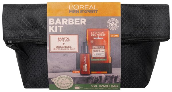 L'Oréal Men Expert Barber Club Barber Kit mit Bartöl und Duschgel Pflegeset 1Stk L'Oréal Men Expert Barber Club Barber Kit mit Bartöl und Duschgel Pflegeset 1Stk von L'Oréal Paris