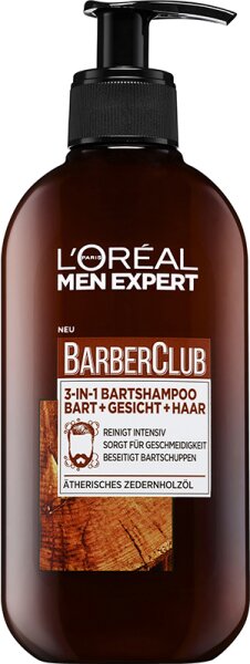 L'Oréal Men Expert Barber Club Bart & Gesichtshampoo Reinigungsschaum 200 ml von L'Oréal Paris