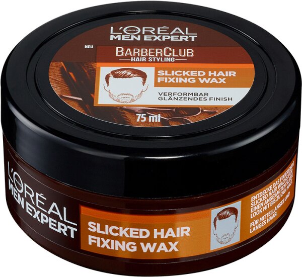 L'Oréal Men Expert Barber Club Slicked Hair Fixing Wax 75 ml von L'Oréal Paris