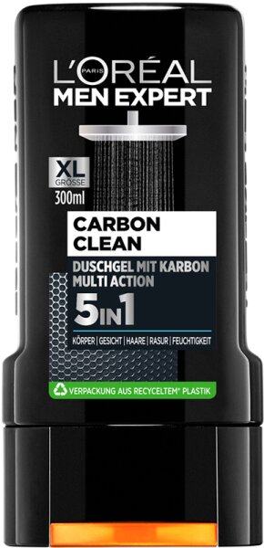 L'Oréal Men Expert Carbon Clean Karbonduschgel 5in1 Multiaction Duschgel 300 ml von L'Oréal Paris