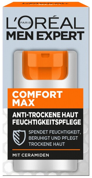 L'Oréal Men Expert Comfort Max Anti-Trockene Haut Feuchtigkeitspflege Gesichtsgel-Creme 50ml L'Oréal Men Expert Comfort Max Anti-Trockene Haut Feuchtigkeitspflege Gesichtsgel-Creme 50ml von L'Oréal Paris