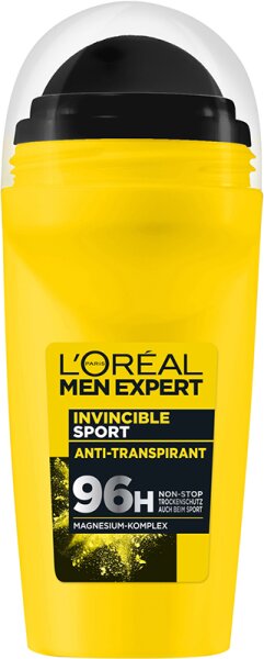 L'Oréal Men Expert Deo Roll-on Invincible Sport 96H Deo Roll-On 50 ml von L'Oréal Paris