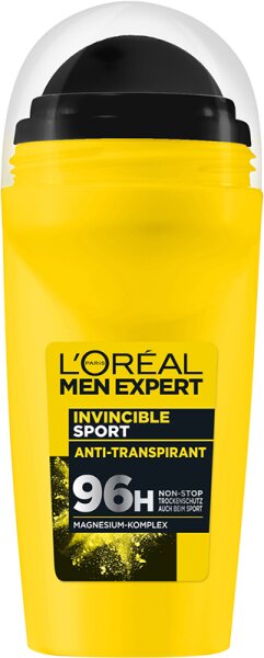 L'Oréal Men Expert Invincible Sport 96H Anti-Transpirant Deo Roll-On Deo Roll-On 50ml L'Oréal Men Expert Invincible Sport 96H Anti-Transpirant Deo Roll-On Deo Roll-On 50ml von L'Oréal Paris