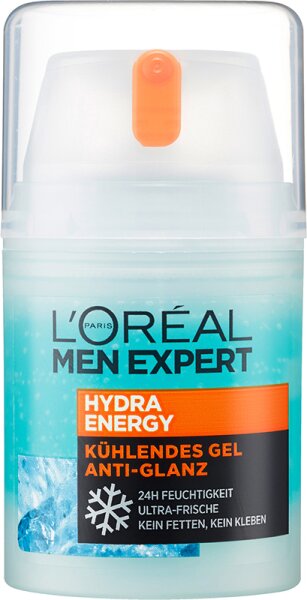 L'Oréal Men Expert Hydra Energy Kühlendes Feuchtigkeits-Gel Anti-Glanz Gesichtscreme 50 ml von L'Oréal Paris