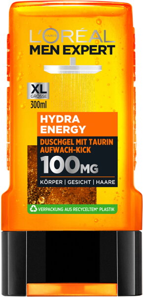 L'Oréal Men Expert Hydra Energy Taurinduschgel Aufwach-Kick Duschgel 300 ml L'Oréal Men Expert Hydra Energy Taurinduschgel Aufwach-Kick Duschgel 300 ml von L'Oréal Paris