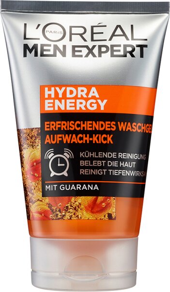 L'Oréal Men Expert Hydra Energy erfrischendes Reinigungsgel mit Aufwach-Kick Reinigungsgel 100 ml von L'Oréal Paris