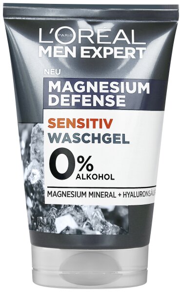 L'Oréal Men Expert Magnesium Defense Sensitiv Waschgel Reinigungsgel 100ml L'Oréal Men Expert Magnesium Defense Sensitiv Waschgel Reinigungsgel 100ml von L'Oréal Paris