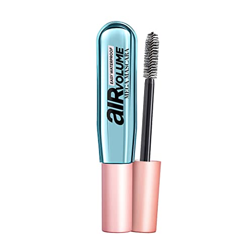 L'Oréal Paris Air Volume Mega Mascara Easy Waterproof Mascara, für intensives Mega Volumen, bis zu 48H Halt, leichte Warmwasse-Entfernung von L'Oréal Paris