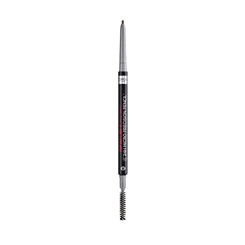 L'Oréal Paris Brow Artist Skinny Definer 3.0 BRUNETTE​, extra feiner Augenbrauenstift mit Bürste für präzises Auffüllen und Definieren von Brauen, 1 Stück von L'Oreal Paris