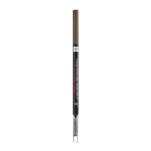 L'Oréal Paris Brow Artist Skinny Definer 109 Ebony, extra feiner Augenbrauenstift mit Bürste für präzises Auffüllen und Definieren von Brauen, 1 Stück von L'Oreal Paris