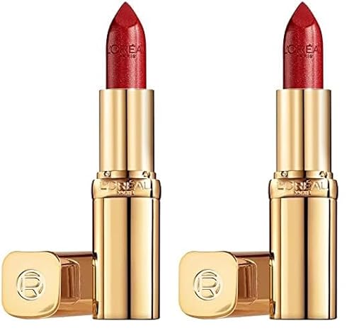 L'Oréal Paris Color Riche Lippenstift, 345 Cherry Crystal- Lip Pencil mit edlen Farbpigmenten und cremiger Textur - unglaublich reichaltig und pflegend, 2er Pack von L'Oréal Paris