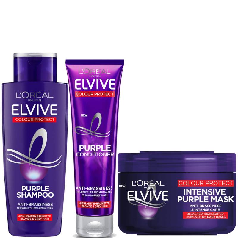 L'Oréal Paris Elvive Colour Protect Anti-Brassiness Purple Routine von L'Oréal Paris