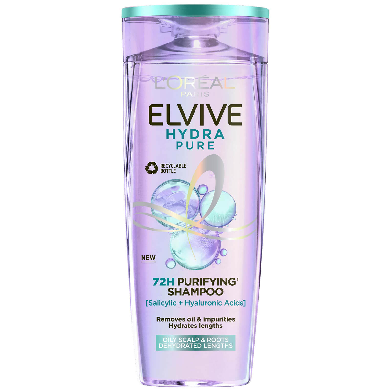 L'Oréal Paris Elvive Hydra Pure 72-Stunden Klärendes Shampoo mit Hyaluron- und Salicylsäuren 500 ml L'Oréal Paris Elvive Hydra Pure 72-Stunden Klärendes Shampoo mit Hyaluron- und Salicylsäuren 500 ml von L'Oréal Paris