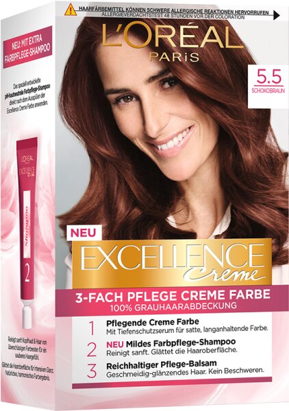 L'Oréal Paris Excellence Creme 5.5 Schokobraun Coloration 1Stk von L'Oréal Paris