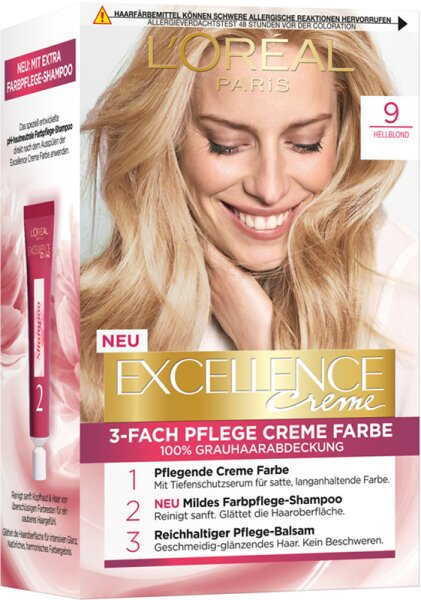 L'Oréal Paris Excellence Creme 9 Hellblond Coloration 1Stk von L'Oréal Paris