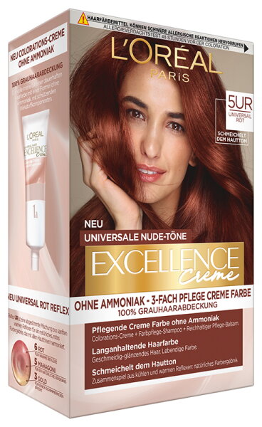 L'Oréal Paris Excellence Creme Universale Nude-Töne 5UR Universal Rot Coloration 1Stk von L'Oréal Paris
