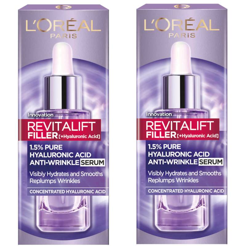 L'Oréal Paris Exclusive Revitalift Filler with 1.5% Hyaluronic Acid Anti-Wrinkle Dropper Serum Duo 2 x 30ml von L'Oréal Paris