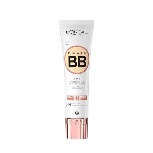 L'Oréal Paris Getönte Tagescreme, Für 24h Feuchtigkeit und einen ebenmäßigen Teint, Magic BB Teint Optimierer, Nr. 02 Light (Hell), 1 x 30 ml von L'Oréal Paris