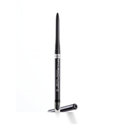 L'Oréal Paris Wasserfester Eyeliner mit Gel-Formel und integriertem Schwamm für gelungene Smokey Eyes, 36h Halt, Infaillible Gel Automatic Grip Liner, Taupe Grey (Grau), 1 Stück von L'Oréal Paris