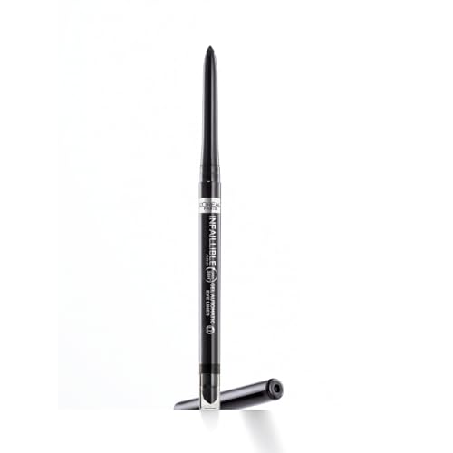 L'Oréal Paris Wasserfester Eyeliner mit Gel-Formel und integriertem Schwamm für gelungene Smokey Eyes, 36h Halt, Infaillible Gel Automatic Grip Liner, Taupe Grey (Grau), 1 Stück von L'Oreal Paris